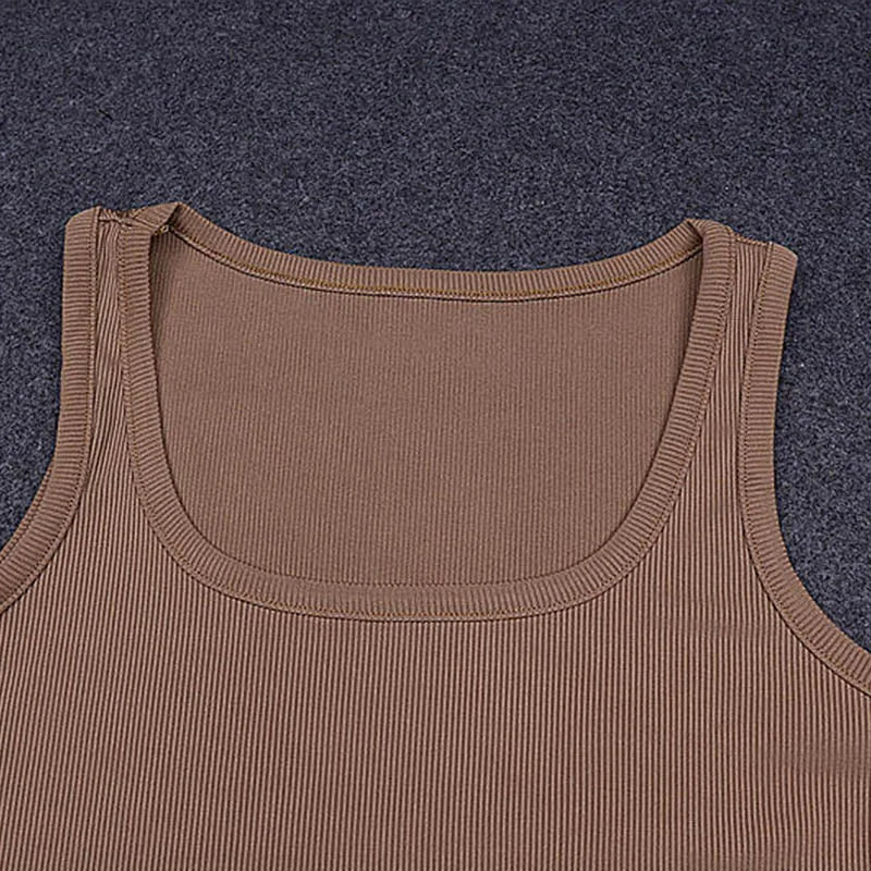 Sleeveless Ribbed Knit Bodysuit